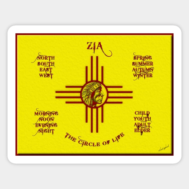 The Zia Sticker by rgerhard